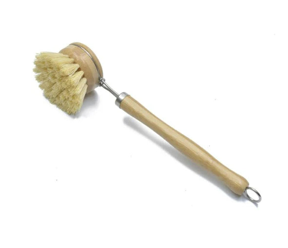 Bamboo Long Handle Dish Brush - Go For Zero