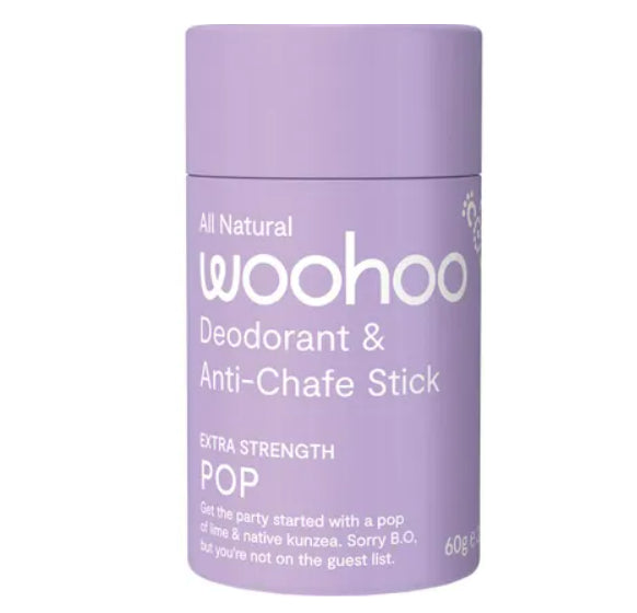 WOOHOO Pop Deodorant & Anti-Chafe Stick