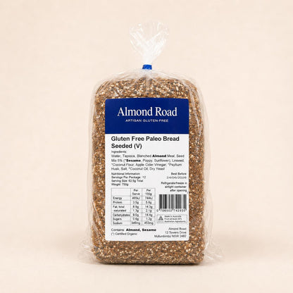 Almond Road Gluten Free Seeded Paleo Bread