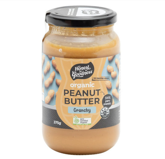 Peanut Butter Crunchy ORGANIC 375g
