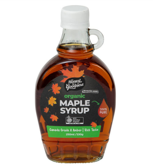 Pure Organic Pancake Maple Syrup 250ml | Sunshine Coast plant-based sugar alternative