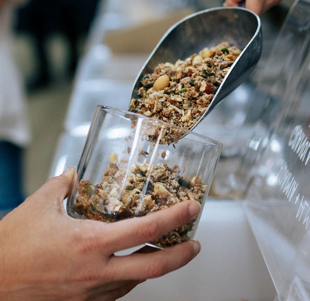 Refill your pantry with keto macadamia and almond granola