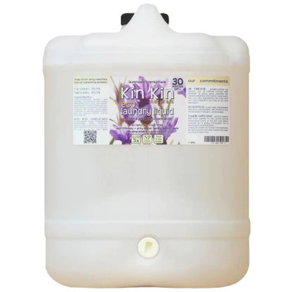 20L container of Kin Kin Naturals eco dishwash liquid for Refills in store on a white background