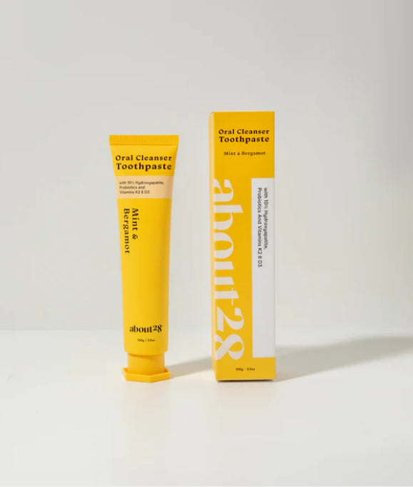 About28 Oral Cleanser Toothpaste | concentrated 10% nano Hydroxyapatite toothpaste