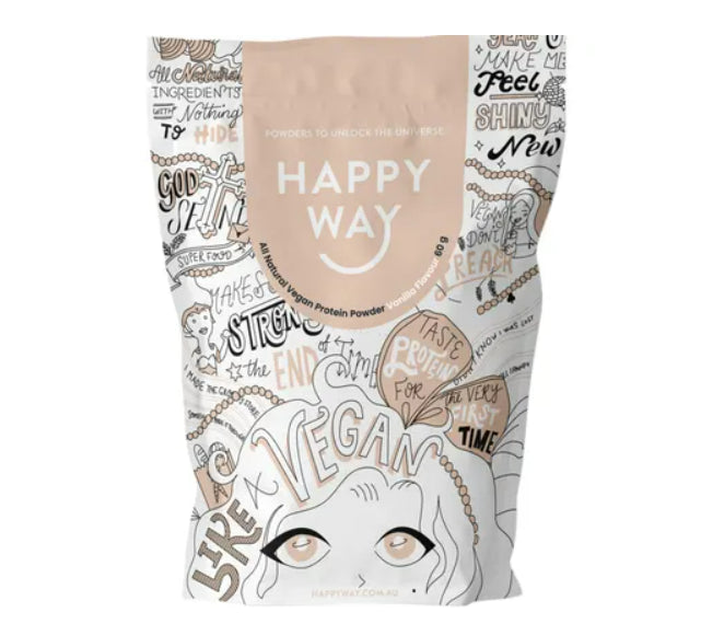 Happy Way Protein - Vanilla Vegan 500g
