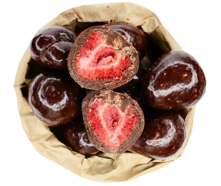 Dark Chocolate freeze-dried Strawberries