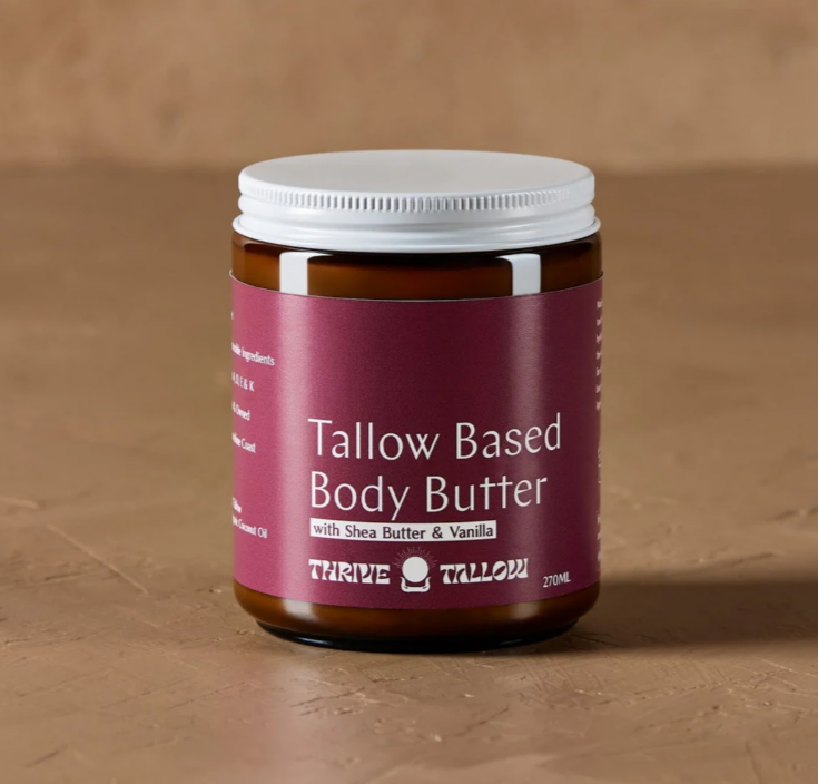 Tallow Based Body Butter | Tallow Body Moisturiser | Thrive Tallow