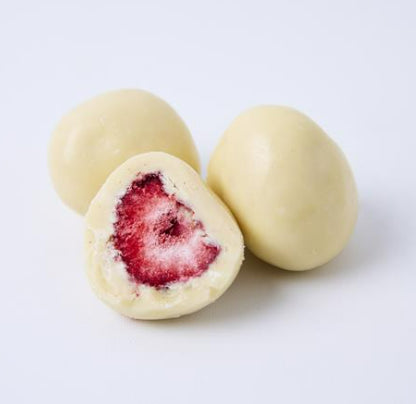 White Chocolate Freeze-Dried Strawberries