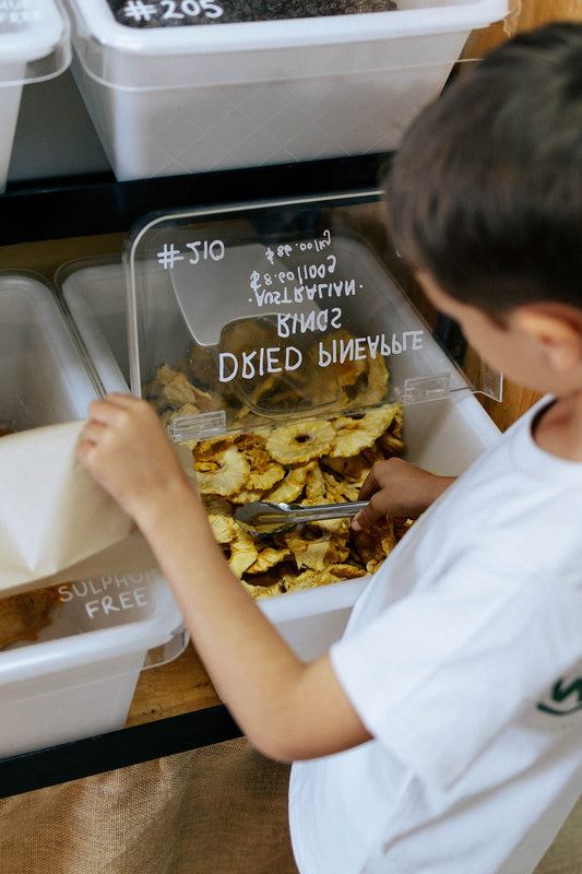 dried pineapple is the  perfect lunchbox snack